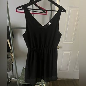 Black mini dress size 12